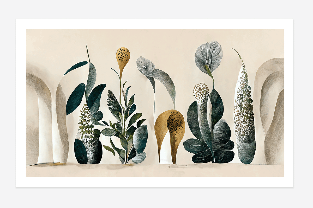 Ribo Collection · Botanical Wall, a Decorative Illustration by milatovar (Photo 6 of 15)