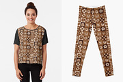 Cute cafe bear pattern, a Pattern Graphic by Viaireshop (Thumbnail 2 of 6)
