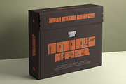 Heavy Block - A Chunky Display Font, a Sans Serif Font by Ainun Jinan (Thumbnail 3 of 10)