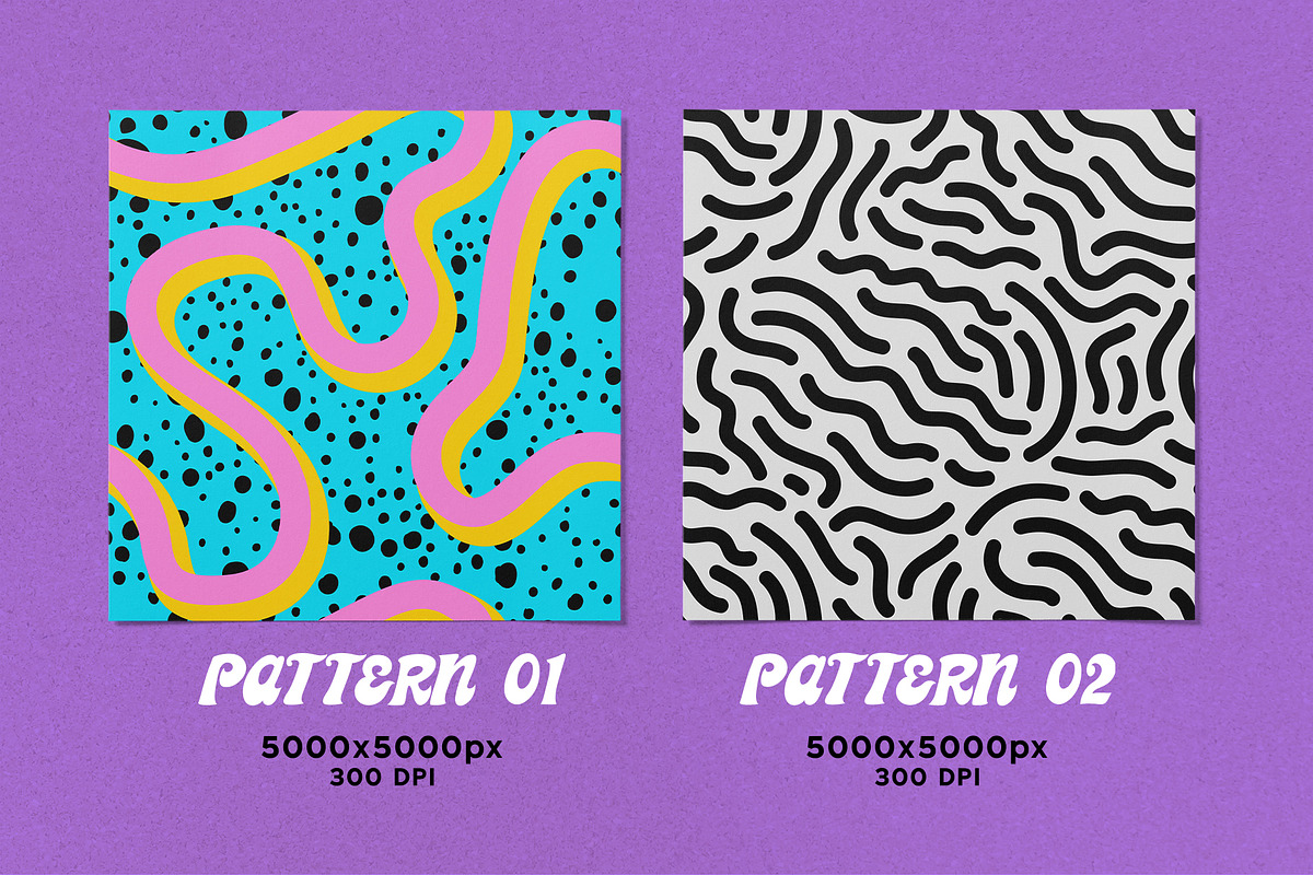 Retro Pattern Set, a Pattern Graphic by Dedraw Studio (Photo 2 of 13)