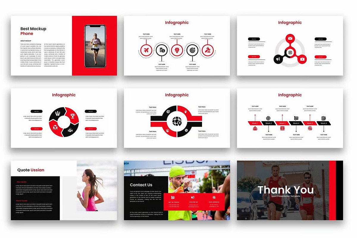 Ussian – Sport PowerPoint Template, a Presentation Template by kreatifreya (Photo 5 of 5)