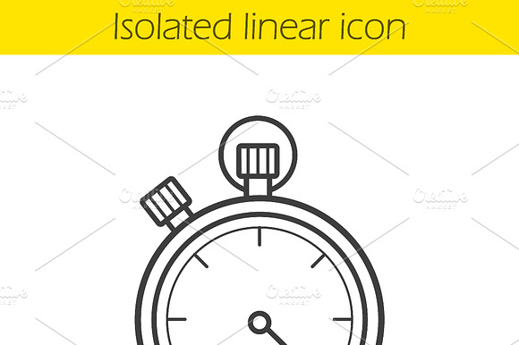 Stopwatch Icon. Vector