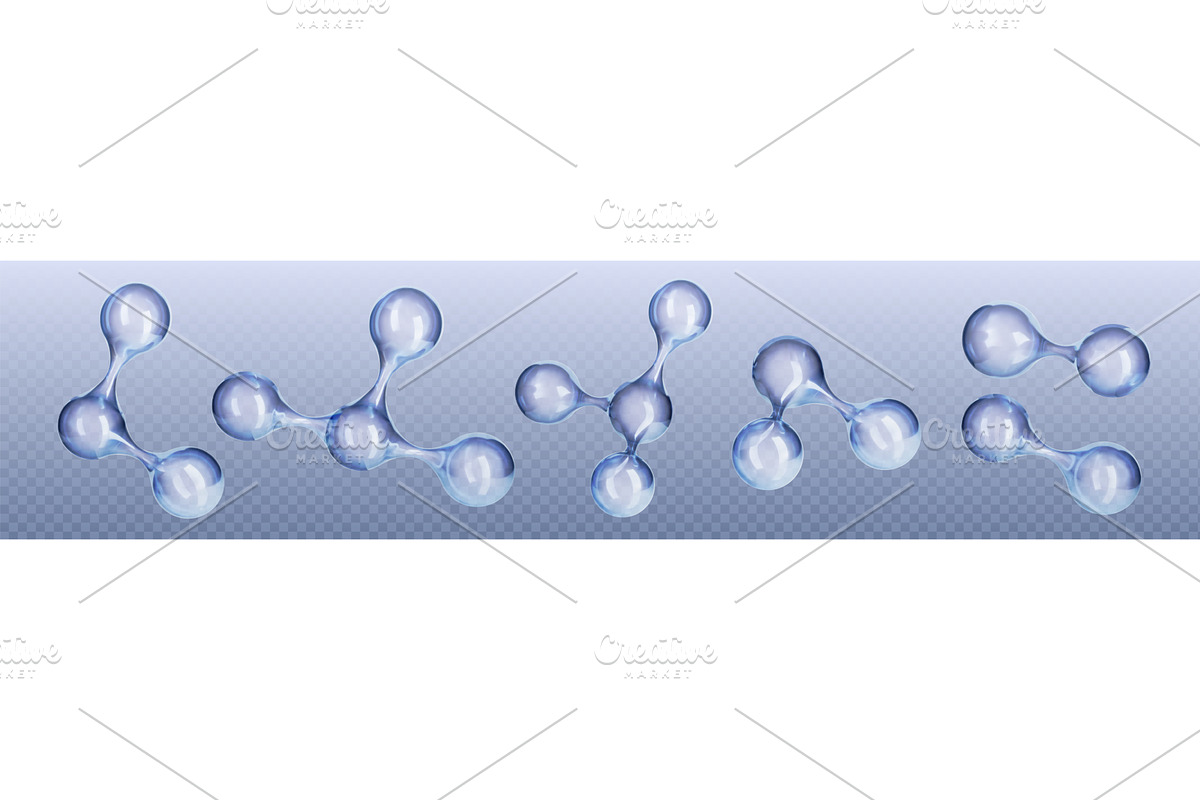 Scientific chemical atom 3d models, an Illustration by art PVP - market
