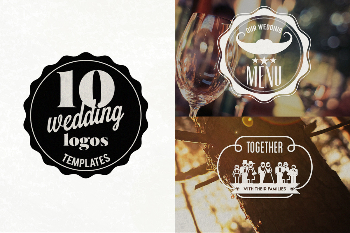 Wedding logos Templates, a Branding & Logo Template by Verbloom (Photo 4 of 4)