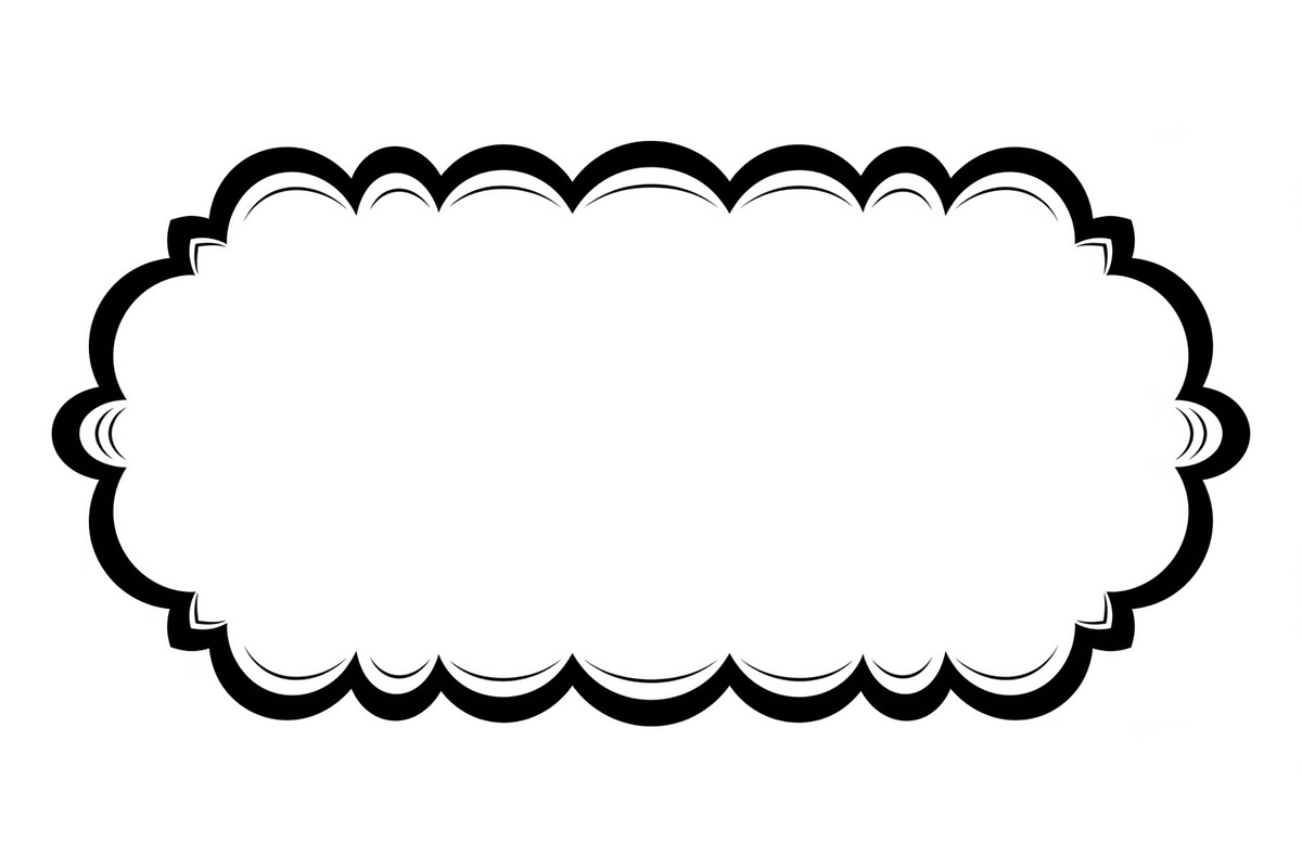 Wavy Scalloped Label Frame Bundle, an Illustration by musafir_fashion (Photo 8 of 51)