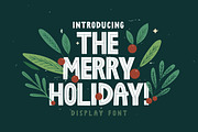 The Merry Holiday, a Font by caocastudio (Thumbnail 1 of 5)