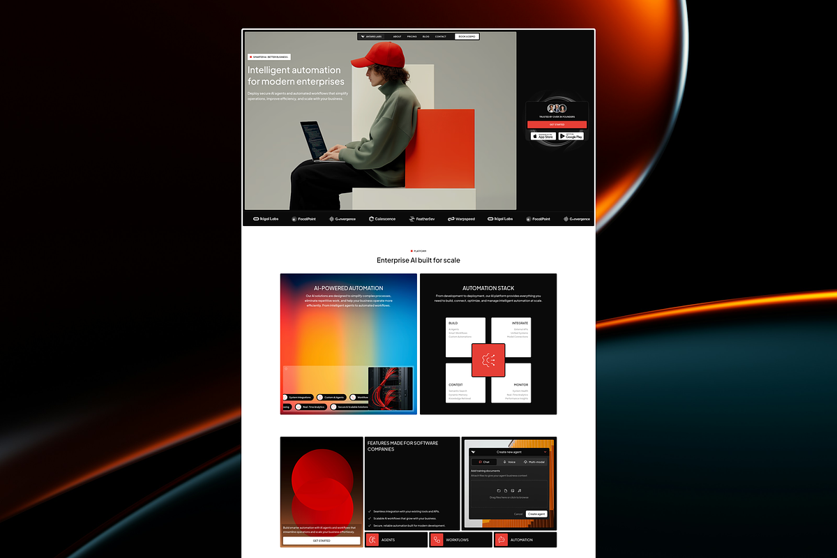 Antaris | AI SaaS Framer Template, a Landing Page Template by UI Petal (Photo 1 of 4)