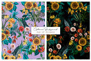 Sunflower Pattern denim, a Wallpaper Graphic by Luiz da Rolt Grathwohl (Thumbnail 6 of 10)