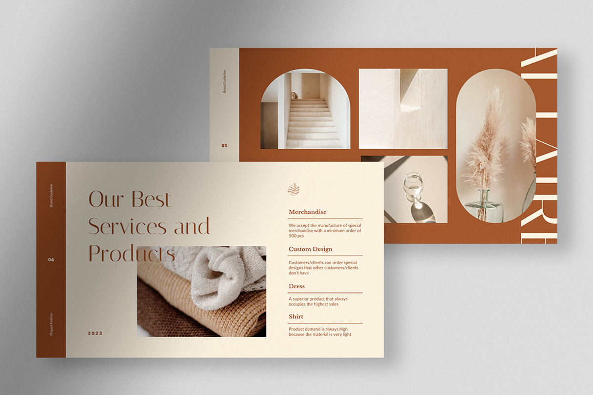 Altaire - Fashion Brand Guideline, a Presentation Template by peterdraw (Photo 3 of 7)