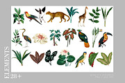 Wild Life (Patterns Wallpapers), a Pattern Graphic by Luiz da Rolt Grathwohl (Thumbnail 3 of 9)