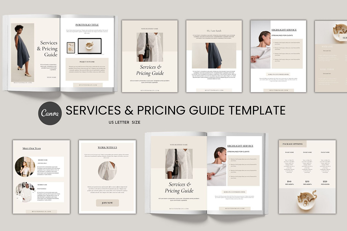 Client Services Experience Bundle, a Brochure Template by Deepa Template Studio (Photo 10 of 20)