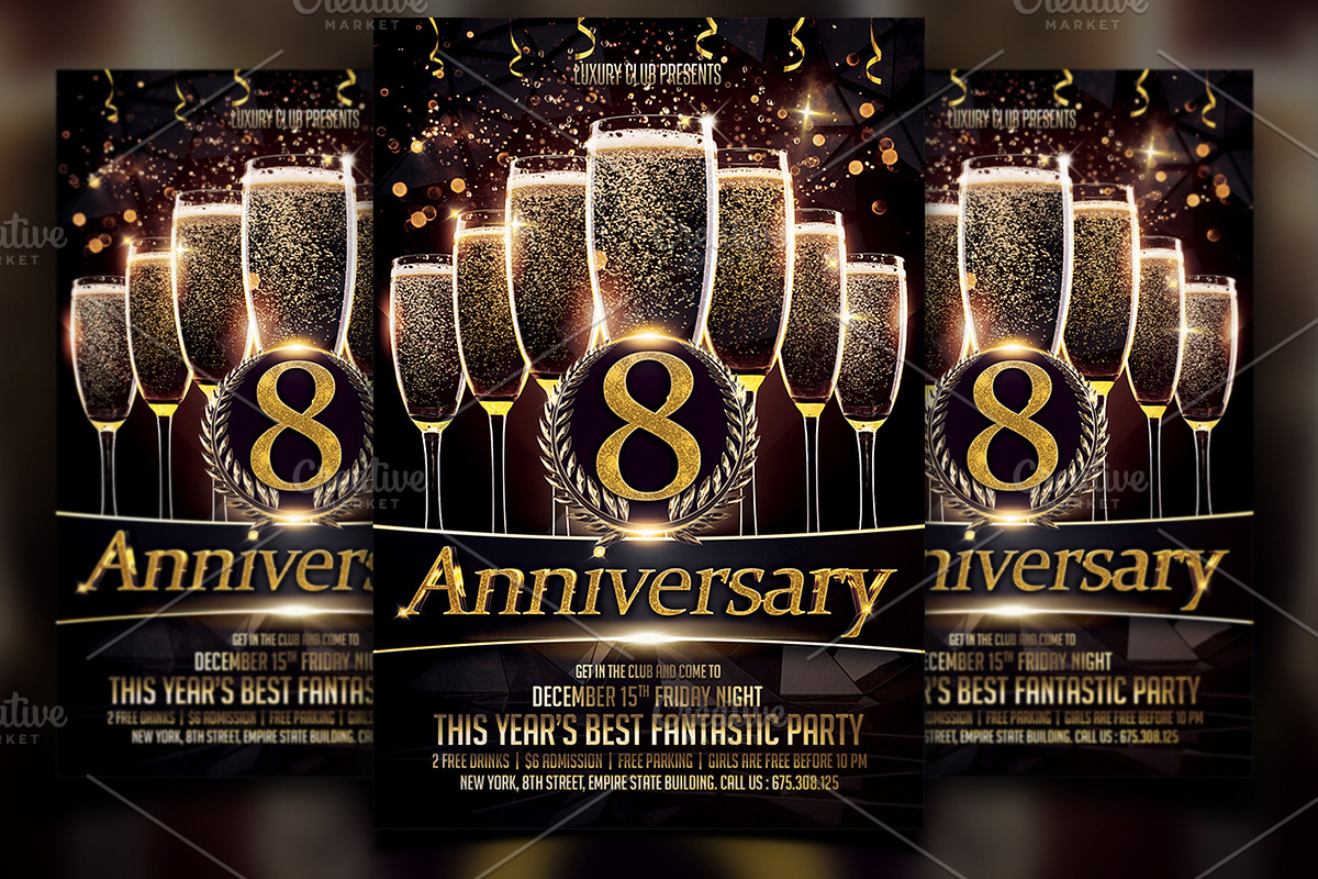 Anniversary Flyer, a Flyer Template by Basez Flyers (Photo 1 of 4)
