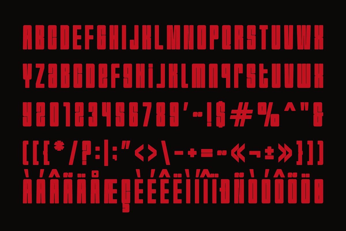 Romusans | Condensed Font Duo, a Sans Serif Font by Mahesans Co (Photo 4 of 10)