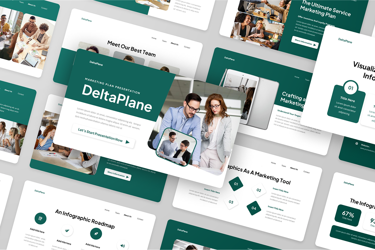 Marketing Plan Google Slides, a Presentation Template by Annora Studio (Photo 2 of 5)