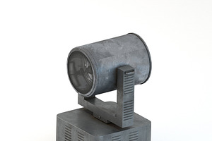 RIGED Search Light 3d Model