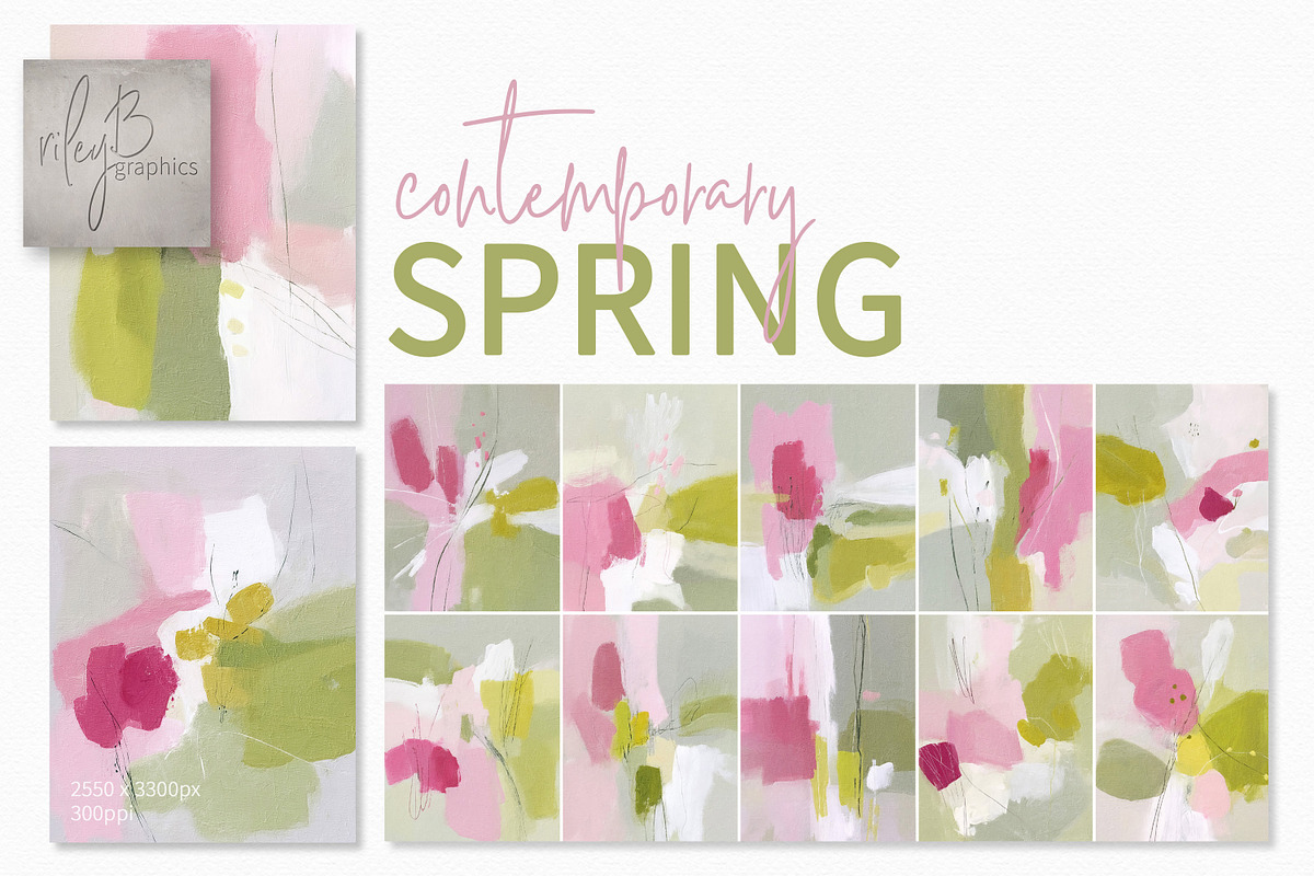Contemporary Spring, a Decorative Illustration by rileyBgraphics (Photo 1 of 7)