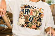 Hey Boo Halloween Sublimation, a Seasonal Illustration by Rose Art (Thumbnail 2 of 4)