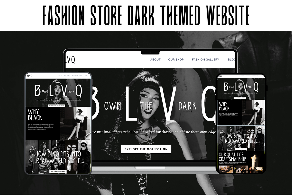 Clothing Store Landing Page Template
