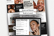 Beauty and Skincare Website Design, a Squarespace Template by HAYAG Creatives (Thumbnail 2 of 8)