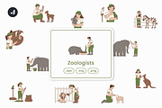 Zoologists Illustration, an Object Graphic by Jump Studio (Thumbnail 1 of 14)