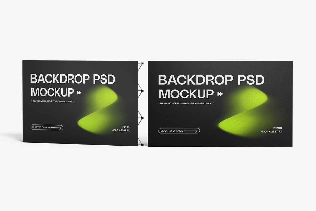 Foldable Backdrop Banner Mockup, an Advertising Mockup by RamStudio2 (Photo 5 of 12)