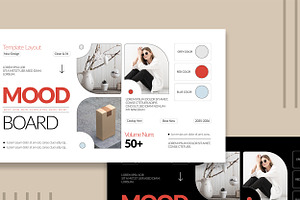 Creative Mood Board Template Layout, a Presentation Template by Neon Studio