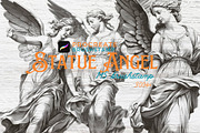 145 Angel Statues brushstamp, a Brush Add-On by TaKong Magics (Thumbnail 3 of 7)