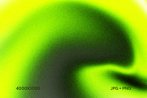 Radioactive Green Grainy Gradients