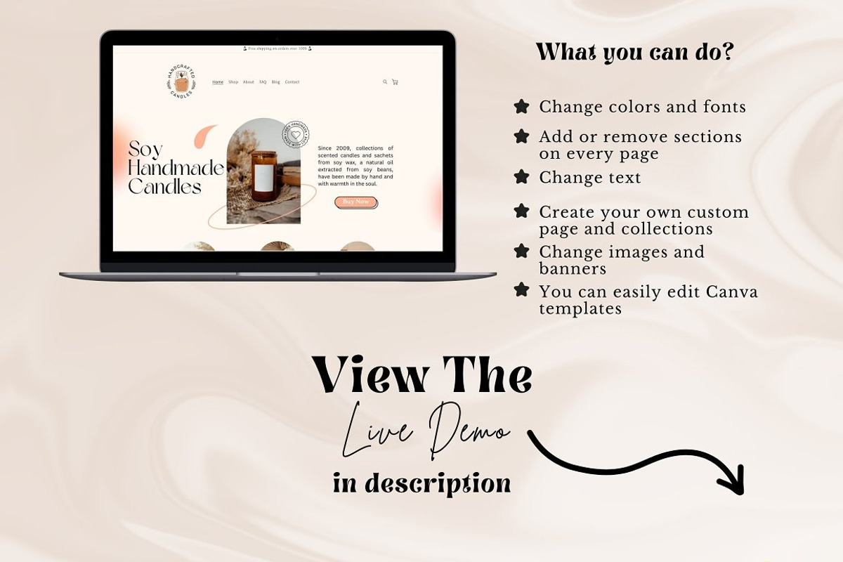 Candle - Skincare Shopify Theme, a Shopify Template by DaisyStudio (Photo 3 of 10)