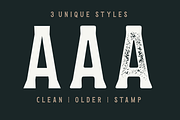 Badrock Vintage Typeface, a Sans Serif Font by Moodtype (Thumbnail 5 of 6)