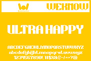 Happy Day font, a Sans Serif Font by weknow (Thumbnail 4 of 8)