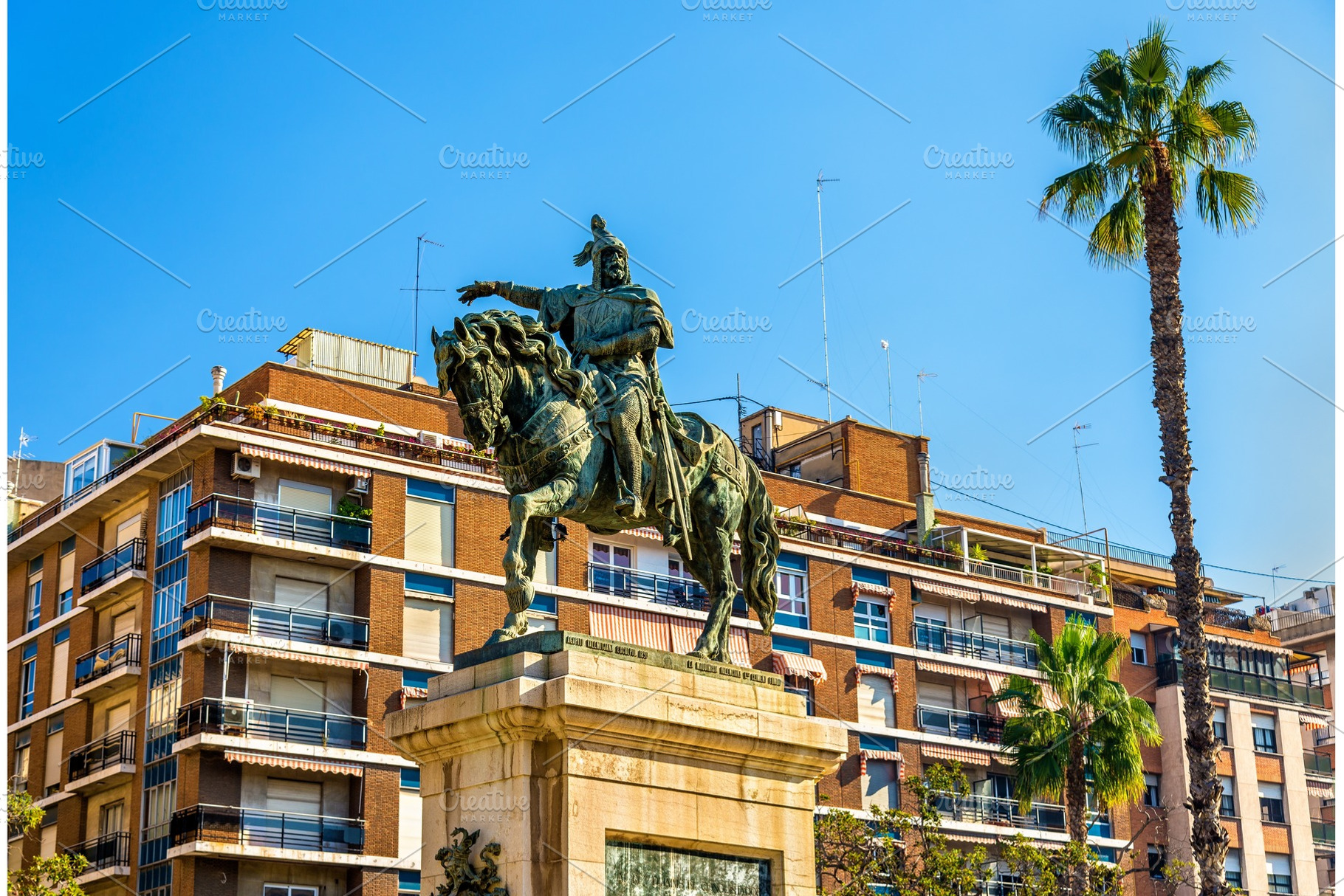 Monument to Jaime el Conquistador in Valencia, Spain, an Architecture Photo by Leonid Andronov