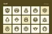 1500 Bird Logo Art Set, a Solid Icon by Creative Stall (Thumbnail 26 of 38)
