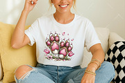 Whimsical Pink Easter Clipart, an Illustration by OK Design (Thumbnail 4 of 6)