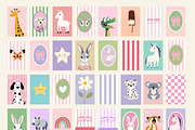 Girls Nursery Prints Bundle, a Background Graphic by Artemsky (Thumbnail 11 of 13)