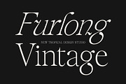 Furlong Vintage Serif Font, a Serif Font by Tropical Type (Thumbnail 1 of 11)