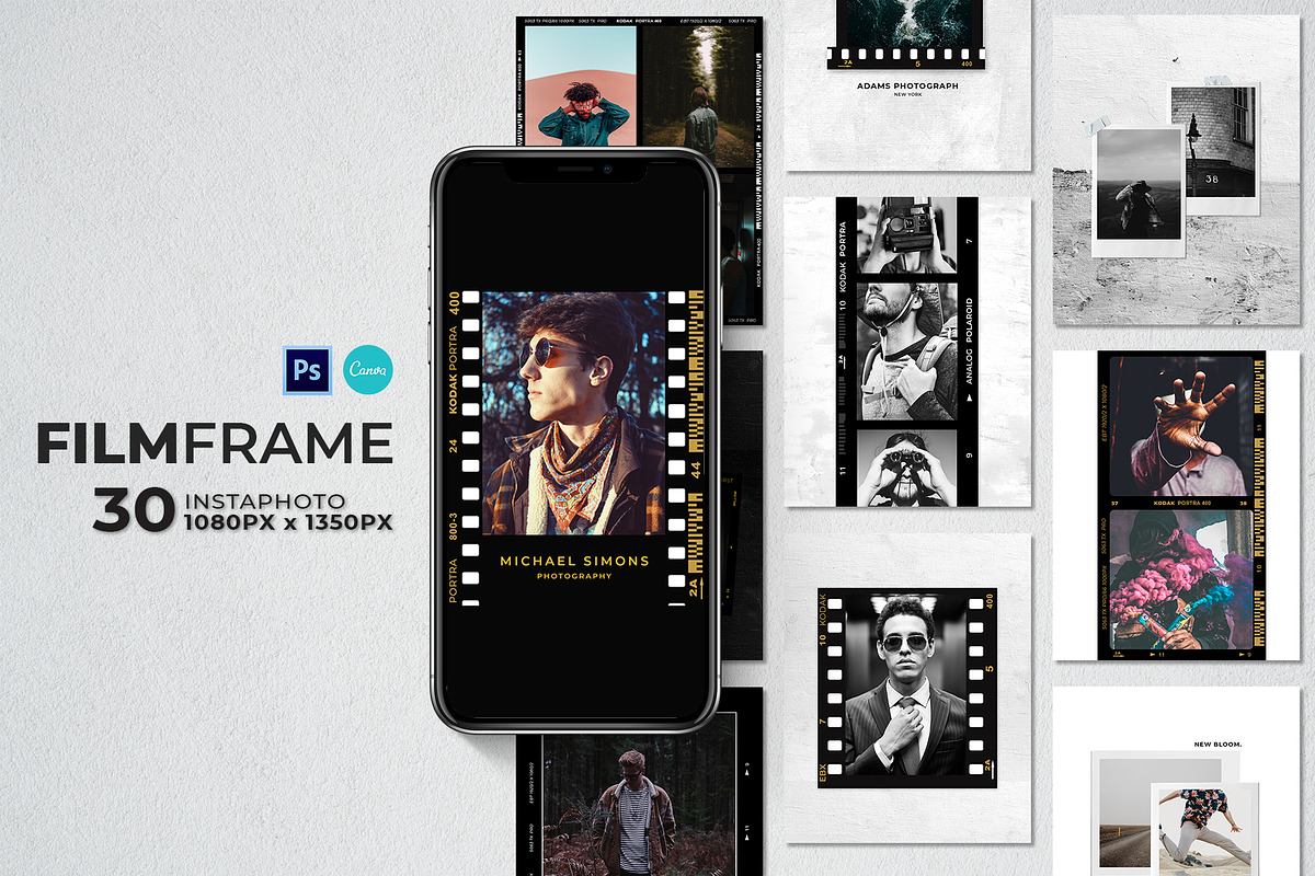 Film Frame Bundle, a Social Media Template by Analogi Studio (Photo 19 of 53)