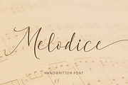 Melodice, a Script Font by RT Studio (Thumbnail 1 of 10)