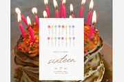 Sweet 16 Clipart Set, an Icon by Jordyn Grace Design (Thumbnail 6 of 7)