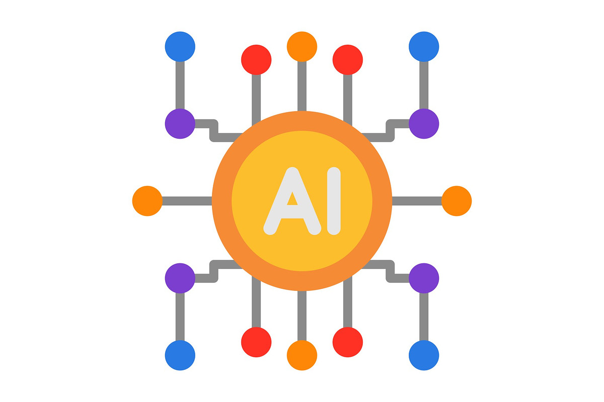 AI Flat Icon, an Icon by Pexelpy (Photo 1 of 2)