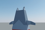Low Poly Space Robot, a Characters & Person 3D Model by XYZ Space (Thumbnail 4 of 5)