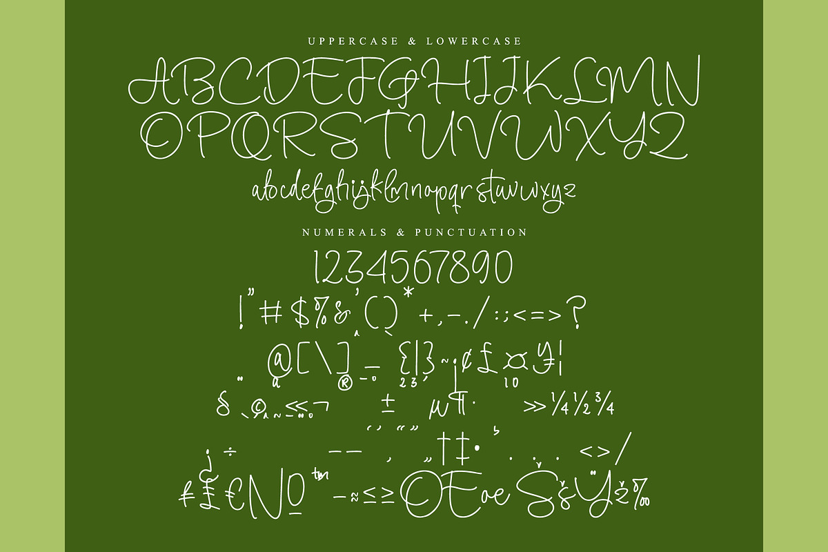 Babyluck, a Handwritten Font by operatype.co (Photo 12 of 15)