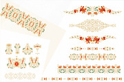 Set of vector decorative elements, a Decorative Illustration by Dainia (Thumbnail 2 of 2)