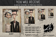 Odd Whimsical Couple, Quirky Collage, a Person Illustration by Digital Art Mahdiseño (Thumbnail 2 of 9)