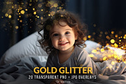 12 sparkle and glitter PNG overlays, a Layer Style Add-On by Walllow Creatives (Thumbnail 2 of 6)
