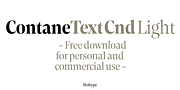 Contane Text Condensed, a Serif Font by Hoftype (Thumbnail 4 of 11)