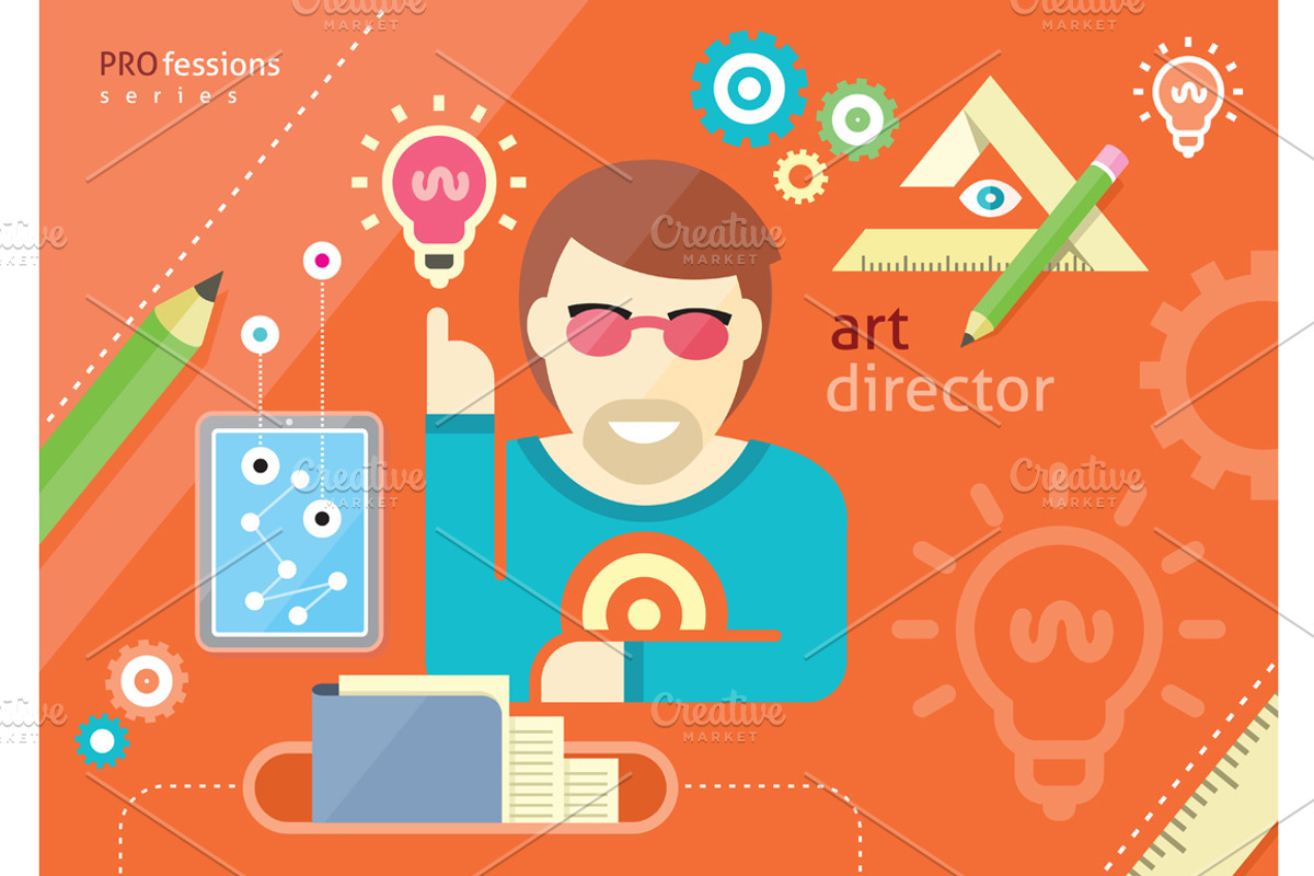 Creative people design occupations