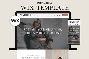 Business Coach Wix Website Template, a Wix Template by AdvertFox