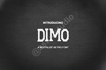 Dimo Typeface: Elegant Display Font