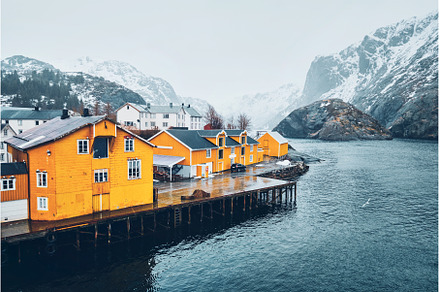 Nusfjord fishing village in Norway, an Architecture Photo by f9photos